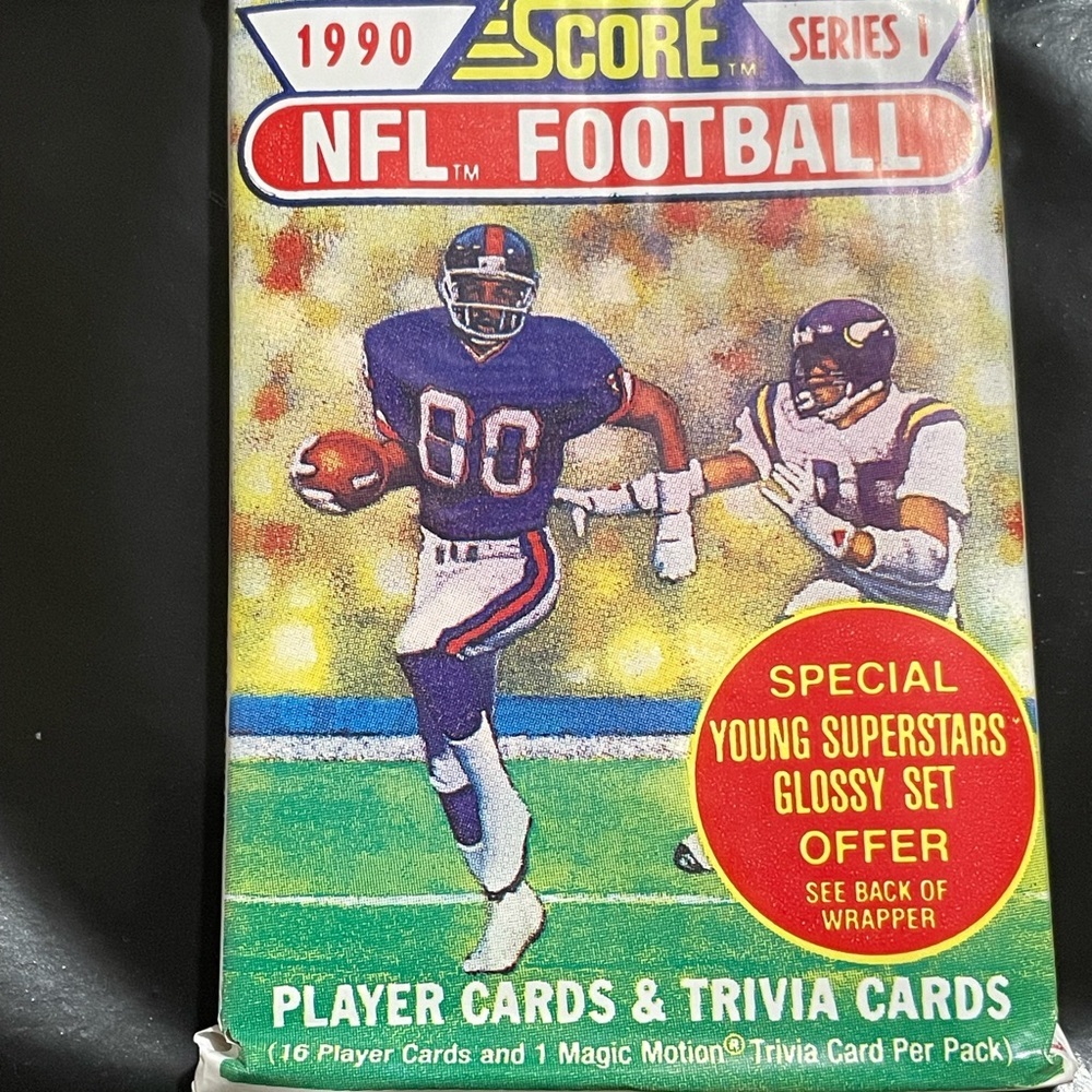 1990 NFL Football Score Series 1 Trading Cards